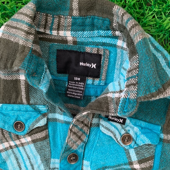 Baby Hurley Flannel Shirt - Picture 2 of 3